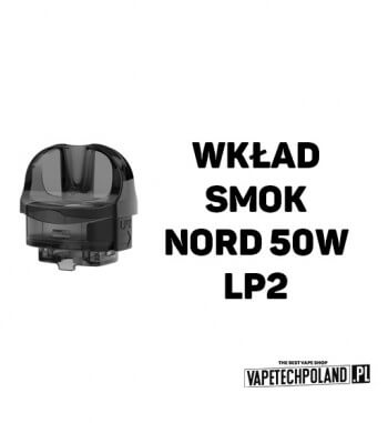 Wkład - Smok Nord 50W LP2 - pusty  Wymienny wkład do Smok Nord 50W LP2
Grzałka: bez grzałki - pusty. 1