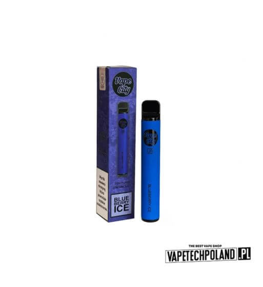 E-papieros Vape City - Blueberry Ice 700+