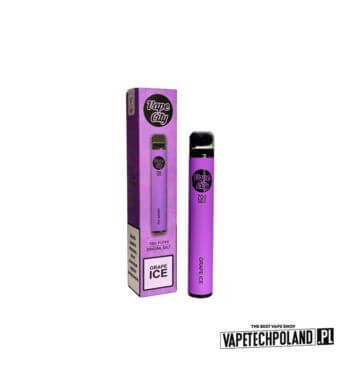 E-papieros Vape City - Grape Ice 700+