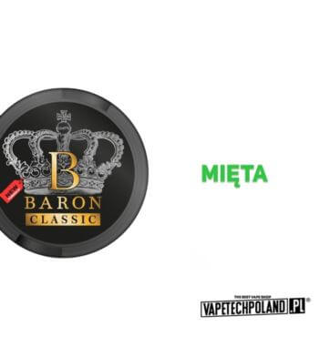 Woreczki nikotynowe - BARON Classic Black 77mg