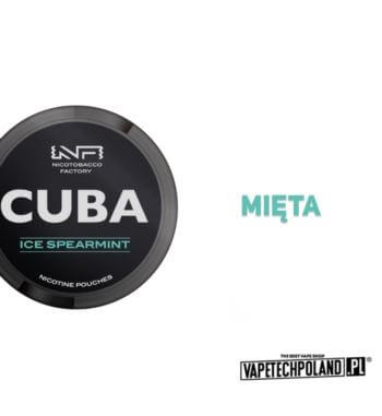 Woreczki nikotynowe - CUBA Black Ice Spearmint 66m