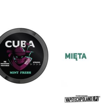 Woreczki nikotynowe - CUBA Ninja Mint Fresh 30mg
