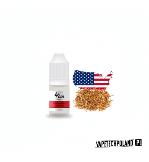 Aromat 4FUN 10ml - Tytoń USA  Aromat o smaku tytoniu USA.
Pojemność : 10ML 1