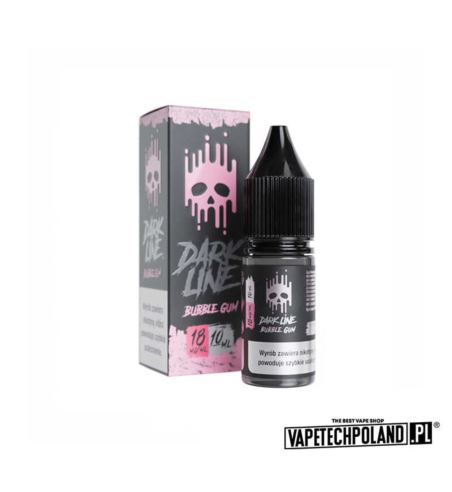 **LIQUID DARK LINE - BUBBLE GUM 10ML 18MG