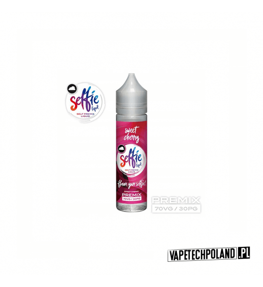 Premix SELFIE - Sweet Cherry 50ml  Premix o smaku wiśni.

50ml płynu w butelce o pojemności 60ml.

Produkt Shake and Vape przezn
