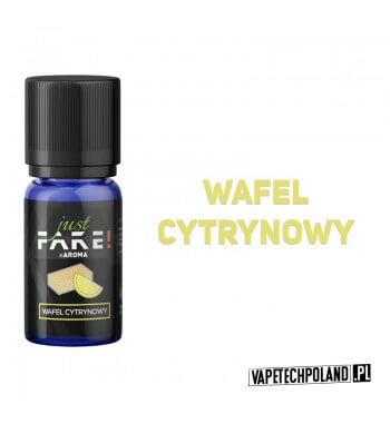 Aromat Just FAKE - WAFEL CYTRYNOWY 10ml  Aromat o smaku wafla cytrynowego.
 
Sugerowane dozowanie: 7-15%
Pojemność: 10ml 2