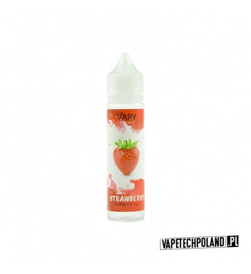 Premix/Longfill VAPY - Strawberry 20ml  Premix o smaku truskawki.
20ml płynu w butelce o pojemności 60ml.

Płyny typu Shake and 