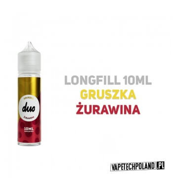 Premix/Longfill DUO - Gruszka & Żurawina 10ml  Longfill jest to nowy produkt na rynku EIN. Charakteryzuje się małą zawartością p
