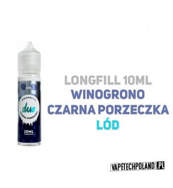 Premix/Longfill DUO ICED - Winogrono & Czarna Porzeczka 10ml  Longfill jest to nowy produkt na rynku EIN. Charakteryzuje się mał