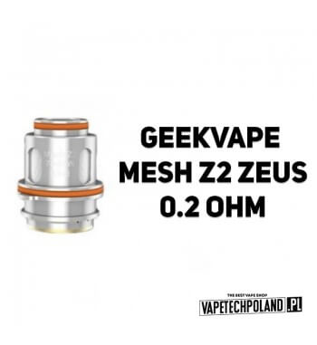 Grzałka - Geekvape Mesh Z2 Zeus - 0.2ohm  Grzałka - Geekvape Mesh Z2 Zeus - 0.2ohm
Grzałka pasuję do następujących sprzętów:
- G