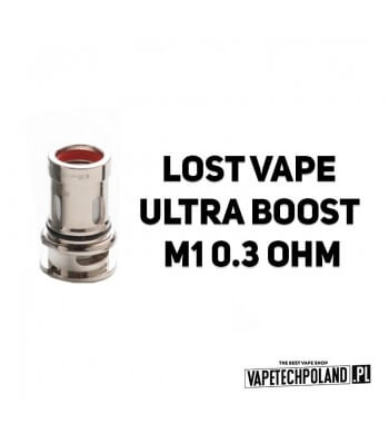 Grzałka - Lost Vape Ultra Boost M1 - 0.3ohm  Grzałka - Lost Vape Ultra Boost M1 - 0.3ohm
Grzałka pasuję do następujących sprzętó
