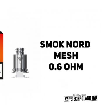 Grzałka - Smok Nord Mesh - 0.6ohm  Grzałka - Smok Nord Mesh - 0.6ohm
Grzałka pasuję do następujących sprzętów:
- Smok Nord Pod
-