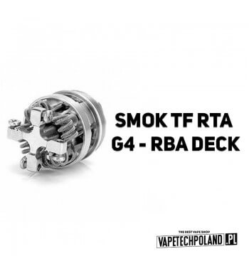 Grzałka - Smok TF RTA G4 - RBA Deck  Grzałka - Smok TF RTA G4 - RBA Deck
Grzałka pasuję do następujących sprzętów:
- SMOK TF RTA