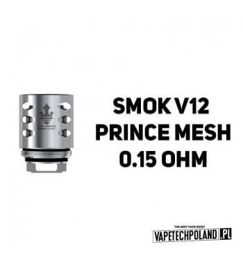 Grzałka - Smok V12 Prince Mesh - 0.15ohm  Grzałka - Smok V12 Prince Mesh - 0.15ohm
Zakres pracy grzałki: 40-80W (sugerowane 60-7