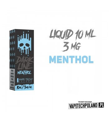 LIQUID DARK LINE - MENTHOL 10ML 3MG  Liquid Dark Line Menthol.
Zawartość nikotyny: 3MG
Pojemność: 10ml  

UWAGA!
Produkty z kate