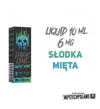 LIQUID DARK LINE - SWEET MINT 10ML 6MG  Liquid Dark Line Sweet Mint.
Zawartość nikotyny: 6MG
Pojemność: 10ml  

UWAGA!
Produkty 