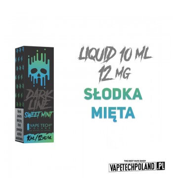 LIQUID DARK LINE - SWEET MINT 10ML 12MG  Liquid Dark Line Sweet Mint.
Zawartość nikotyny: 12MG
Pojemność: 10ml  

UWAGA!
Produkt