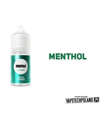 PREMIX MONO - MENTHOL 20ML  Premix o smaku mentholu.

Produkt zawiera 20 ml płynu w butelce 30ml.

Kwota podatku akcyzowego : 13