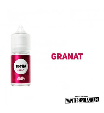PREMIX MONO - GRANAT 20ML  Premix o smaku granatu.

Produkt zawiera 20 ml płynu w butelce 30ml.

Kwota podatku akcyzowego : 13,5