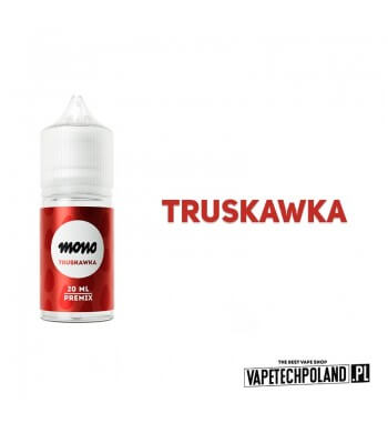PREMIX MONO - TRUSKAWKA 20ML  Premix o smaku truskawka.

Produkt zawiera 20 ml płynu w butelce 30ml.

Kwota podatku akcyzowego :