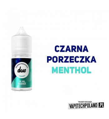 PREMIX DUO - CZARNA PORZECZKA & MENTHOL 20ML  Premix o smaku czarnej porzeczki i mentholu.

Produkt zawiera 20 ml płynu w butelc