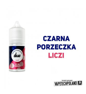 PREMIX DUO - CZARNA PORZECZKA & LICZI 20ML  Premix o smaku czarnej porzeczki i liczi.

Produkt zawiera 20 ml płynu w butelce 30m