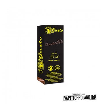 Aromat Gusto - Chocolate 10ml  Aromat o smaku czekolady.
 
Sugerowane dozowanie: 6%
Pojemność: 10ml 1