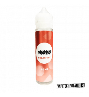 Mono Premix - Grejpfrut 40ML Premix o smaku owocu grejpfruta. 40ml płynu w butelce o pojemności 60ml. Produkt Shake and Vape pr