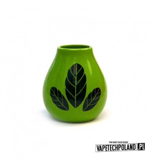 Luka Hoja Green 350ml  Ta ceramiczna tykwa do yerba mate to stylowy design i najwyższe walory użytkowe. Idealnie leży w dłoni i 