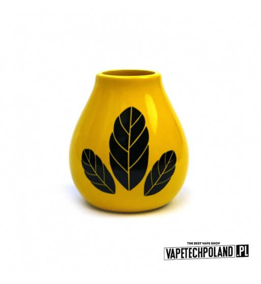 Luka Hoja Yellow 350ml  Ta ceramiczna tykwa do yerba mate to stylowy design i najwyższe walory użytkowe. Idealnie leży w dłoni i