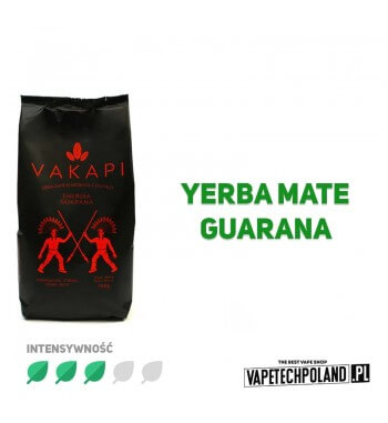 Yerba Mate Vakapi - Energia Guarana 500g  Opis Yerba mate Vakapi Energia Guarana:
Uderzenie mocy od pierwszego do ostatniego zal