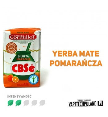 Yerba Mate CBSe -  Naranja 500g  Opis CBSe Naranja Yerba Mate:
Argentyńska yerba mate (liście i patyczki) z dodatkiem naturalneg