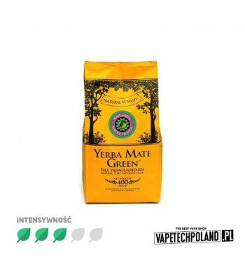 Yerba Mate Green - Mas IQ Tropical 400g  Opis i działanie Yerba Mate Green MAS IQ Tropical:
Teraz poznasz moc naturalnej kofeiny