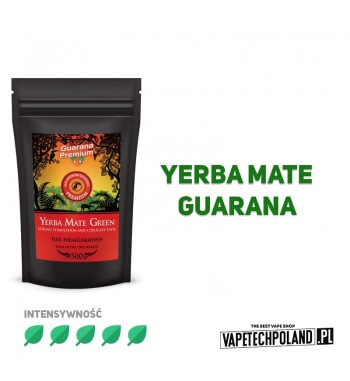 Yerba Mate Green - Guarana Premium 500g  Opis Mate Green Guarana Premium:
Harmonijne połączenie yerba mate, oraz ziołowych płatk