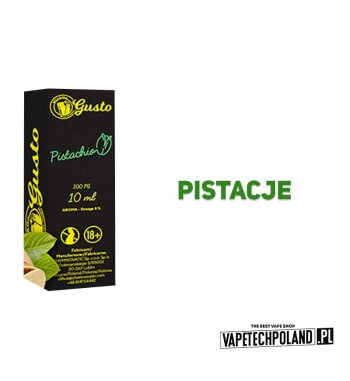 Aromat Gusto - Pistachio 10ml  Aromat o smaku pistacji.
 
Sugerowane dozowanie: 6%
Pojemność: 10ml 2