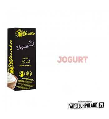 Aromat Gusto - Yogurt 10ml  Aromat o smaku jogurtu.
 
Sugerowane dozowanie: 6%
Pojemność: 10ml 1