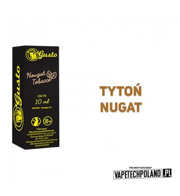 Aromat Gusto - Nougat Tobacco 10ml  Aromat o smaku nugatowego tytoniu.
 
Sugerowane dozowanie: 6%
Pojemność: 10ml 2