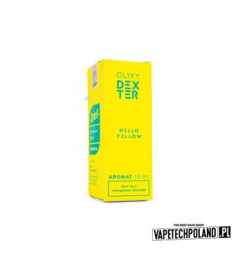 Aromat DEXTER - Hello Yellow 10ML  Seria smakowitych aromatów DEXTER - przeróżne słodko-kwaśne mieszanki.
Spróbuj, a nie pożałuj