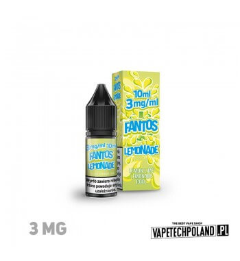 LIQUID FANTOS - LEMONADE FANTOS 10ML 3MG  Liquid Fantos Lemonade Fantos.
Zawartość nikotyny: 3MG
Pojemność: 10ml  
 1