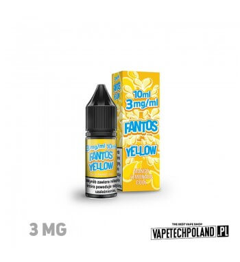 LIQUID FANTOS - YELLOW FANTOS 10ML 3MG  Liquid Fantos Yellow Fantos.
Zawartość nikotyny: 3MG
Pojemność: 10ml  
 1