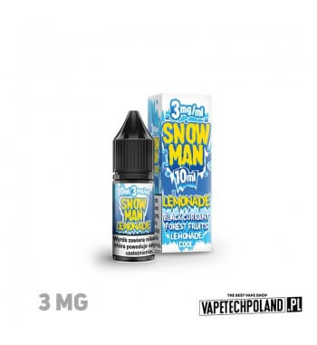 LIQUID SNOWMAN - LEMONADE 10ML 3MG  Liquid Snowman Lemonade.
Zawartość nikotyny: 3MG
Pojemność: 10ml  
 1