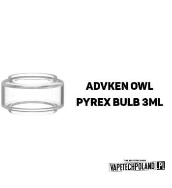 Pyrex BULB Glass/Szkło do ADVKEN OWL 3ML  Pyrex Bulb Glass/Szkło do ADVKEN OWL 3ML. 
W zestawie znajduję się jedna sztuka. 2