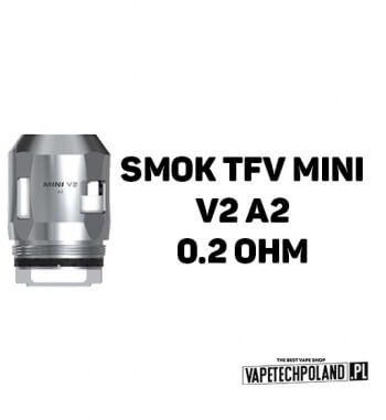 Grzałka - Smok TFV Mini V2 A2 - 0.2ohm  Grzałka - Smok TFV Mini V2 A2 - 0.2ohm
Grzałka pasuję do następujących sprzętów:
- Smok 