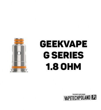 Grzałka - Geekvape G Series - 1.8ohm  Grzałka - Geekvape G Series - 1.8ohm
Grzałka pasująca do Aegis Pod, Wenax Stylus, Wenax C1