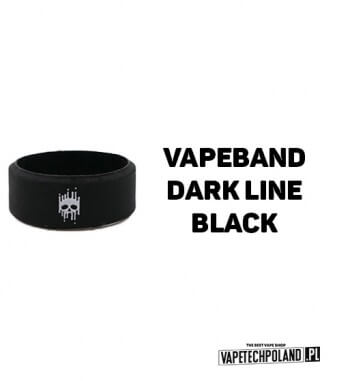 VAPETECHPOLAND Vape Band - Czarna  Vape Banda na e-papierosa - chroni szkło przed uszkodzeniem oraz jest świetnym dodatkiem pod 