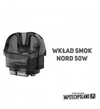 Wkład - Smok Nord 50W Nord - pusty  Wymienny wkład do Smok Nord 50W Nord
Grzałka: bez grzałki - pusty. 2