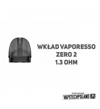 Wkład - Vaporesso Zero 2 - 1.3ohm  Wymienny wkład do Vaporesso Zero 2 
Grzałka: 1.3ohm.  2
