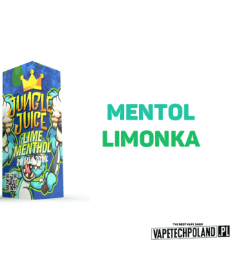 Premix Jungle Juice MENTHOL - Lime 20ML  PREMIX O SMAKU LIMONKI Z MENTOLEM. 

20ML PŁYNU W BUTELCE O POJEMOŚCI 60ML.

PRODUKT SH